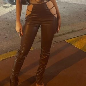 WORN ONCE EUPHORIA LEATHER PANTS